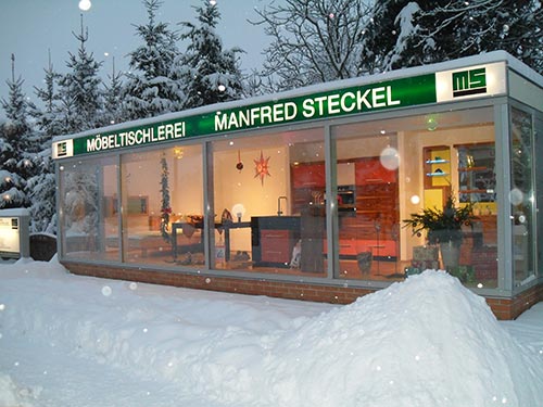 Möbeltischlerei Manfred Steckel im Winter